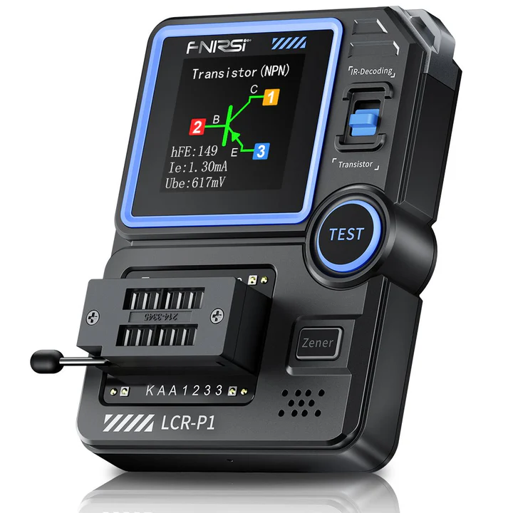fnirsi-lcr-p1-1 FNIRSI LCR-P1 Multifunction LCR Transistor Capacitor Tester