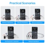 FNIRSI® LC1020E High Precision Handheld Digital Bridge LCR ESR Tester